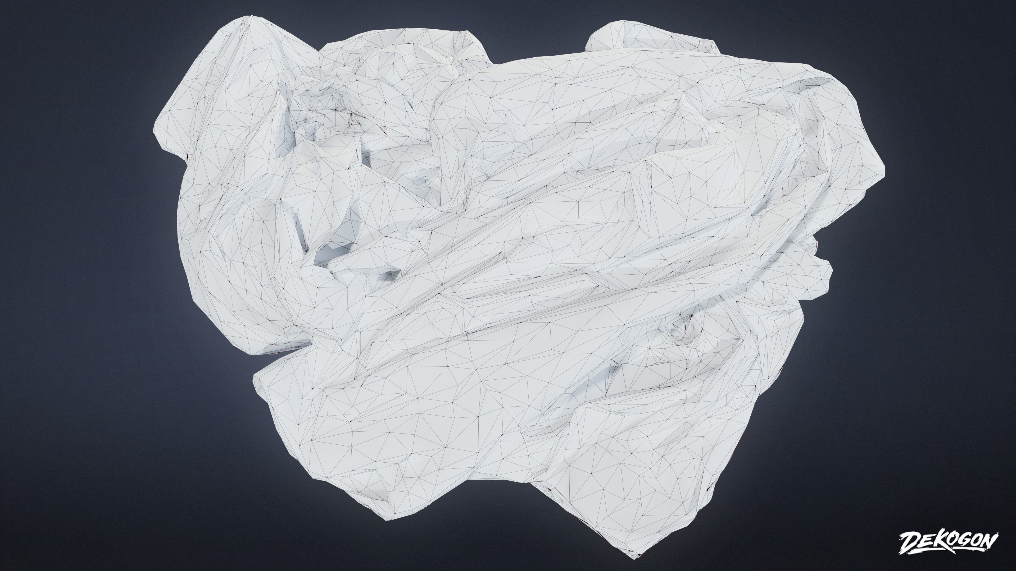 SUBURBS - Clothes Pile 01 - LOW POLY AND NANITE Low-poly 3D model_14