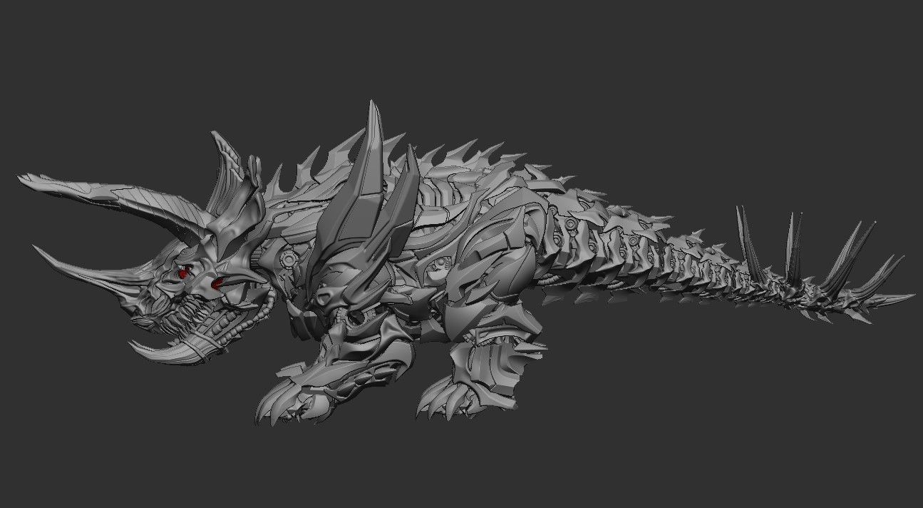 Slug from Transformers movie 3D print model 3D print model_3