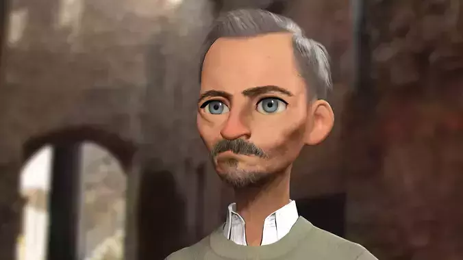 OldMan Stylized realistic