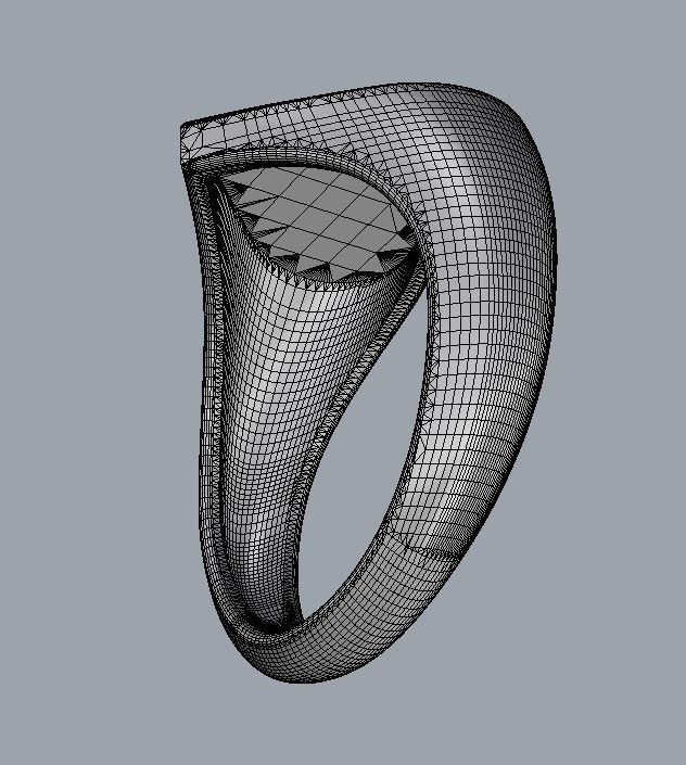 Heart Signet Ring 3D print model_17