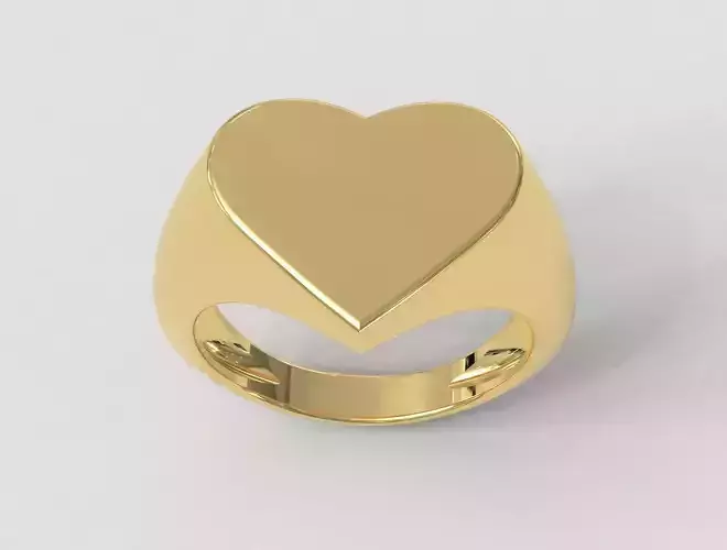 Heart Signet Ring