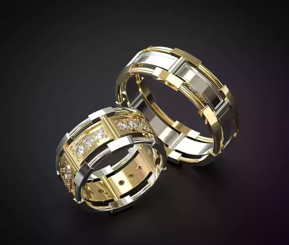 WEDDING RINGS ARE PREFABRICATED