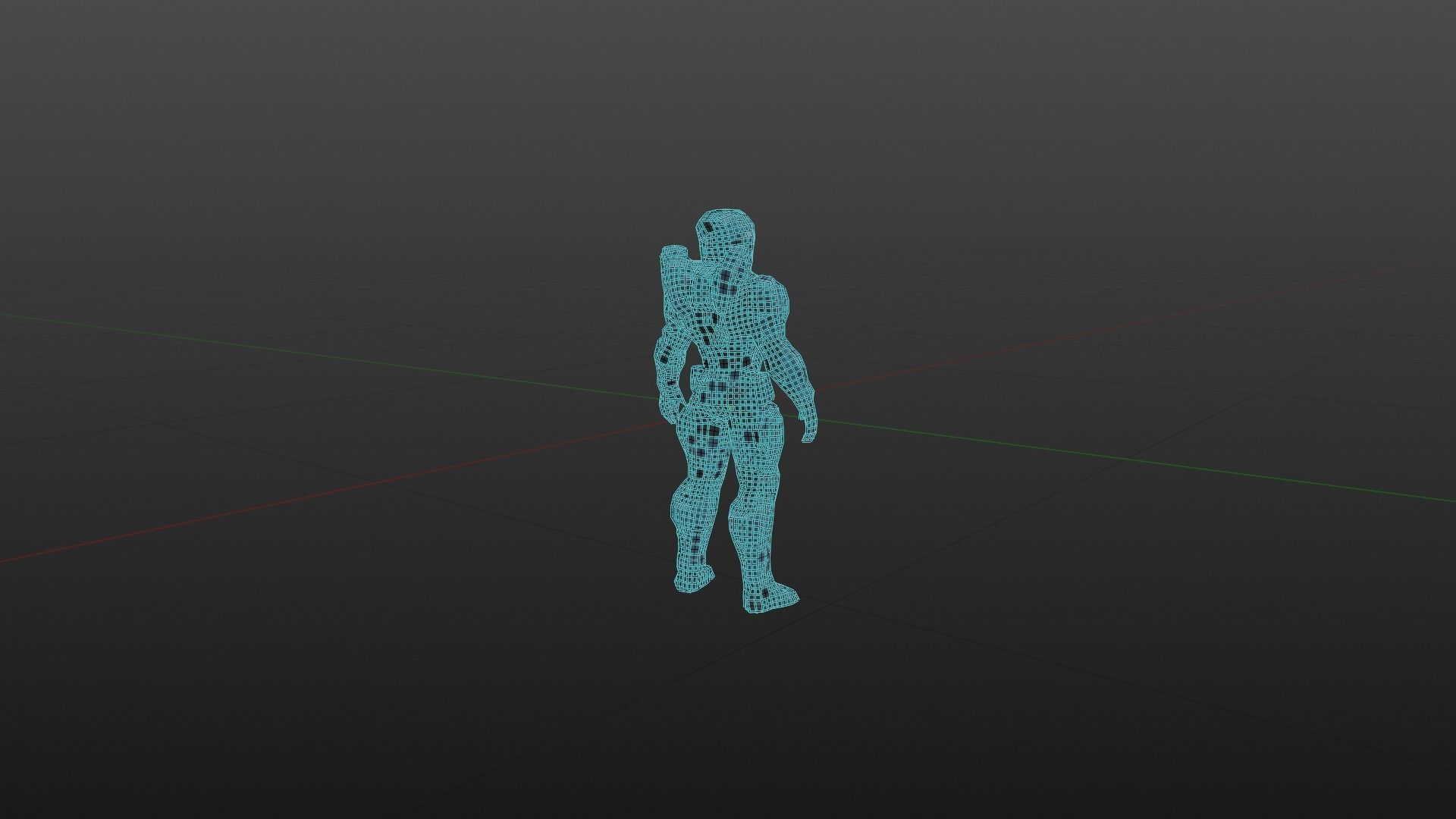 Game ready character Low-poly 3D model_5