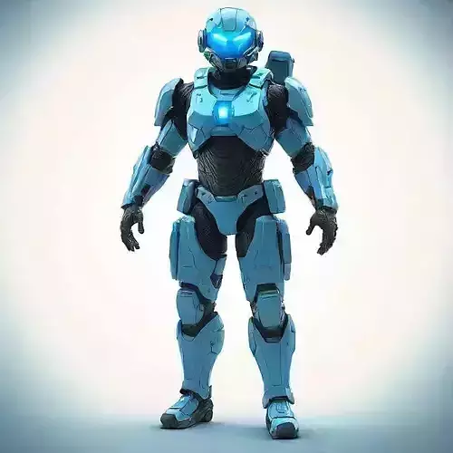 Game ready character Low-poly 3D model
