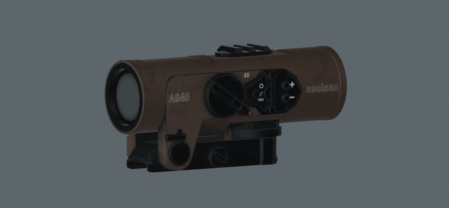 Aselsan A940 Low-poly 3D model_1