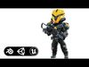 CYBER SOLDIER XC-500 Rigged for Unreal Engine - Unity - MIXAMO 3D model_1
