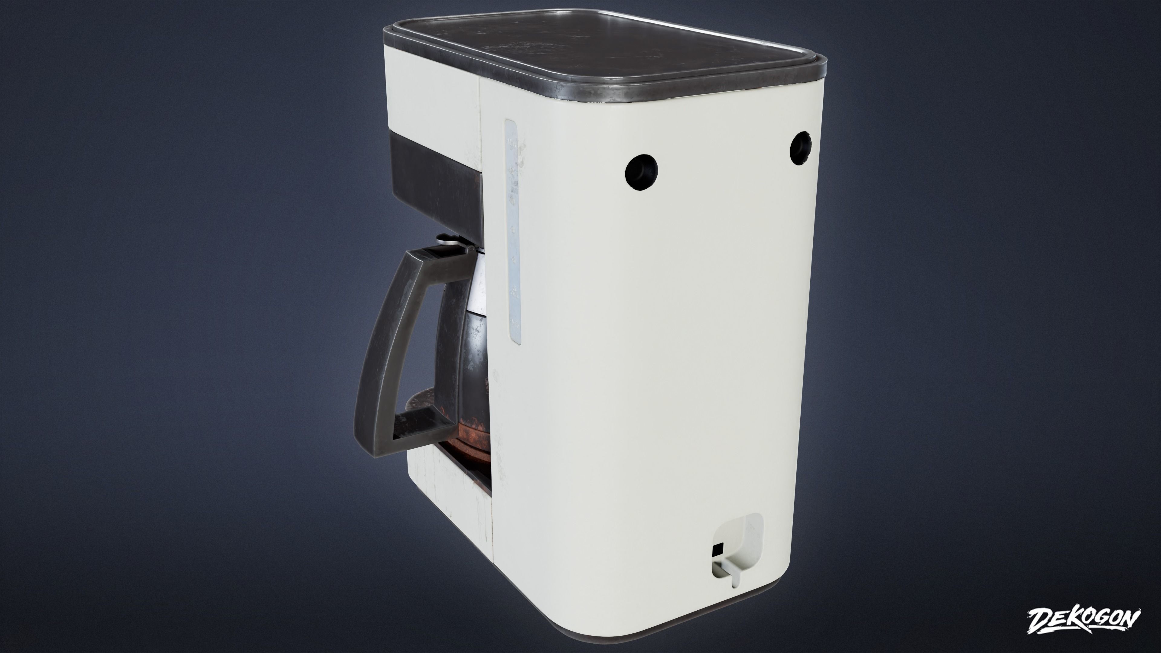 SUBURBS - Coffee Maker 01 - LOW POLY AND NANITE Low-poly 3D model_5
