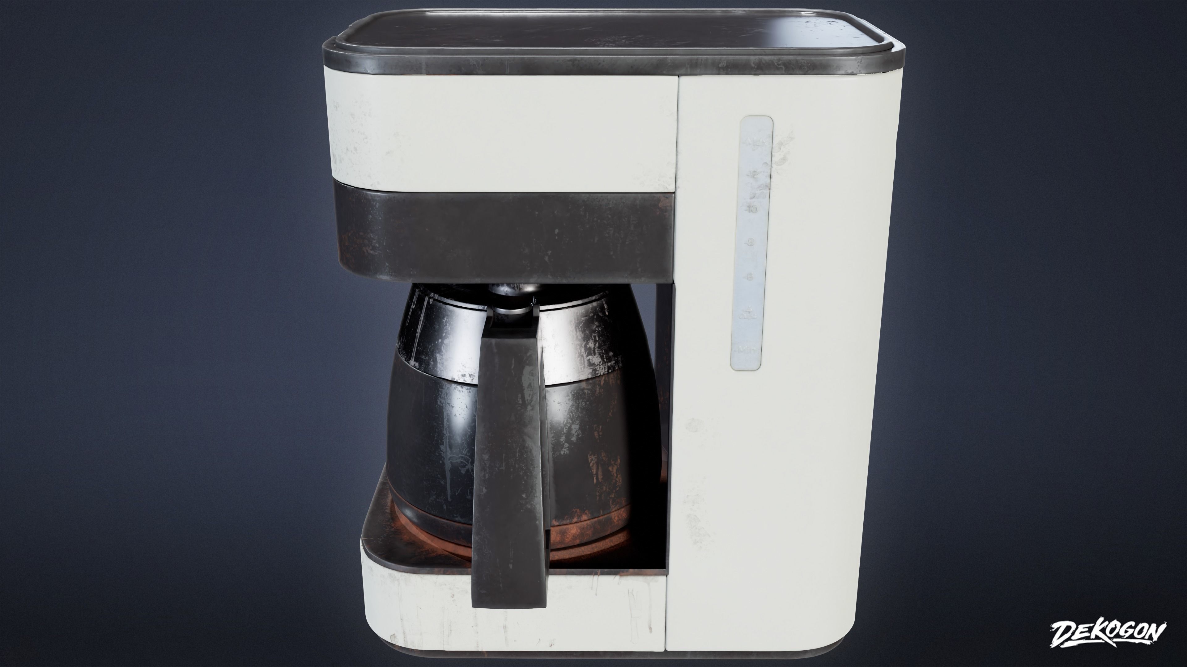 SUBURBS - Coffee Maker 01 - LOW POLY AND NANITE Low-poly 3D model_4
