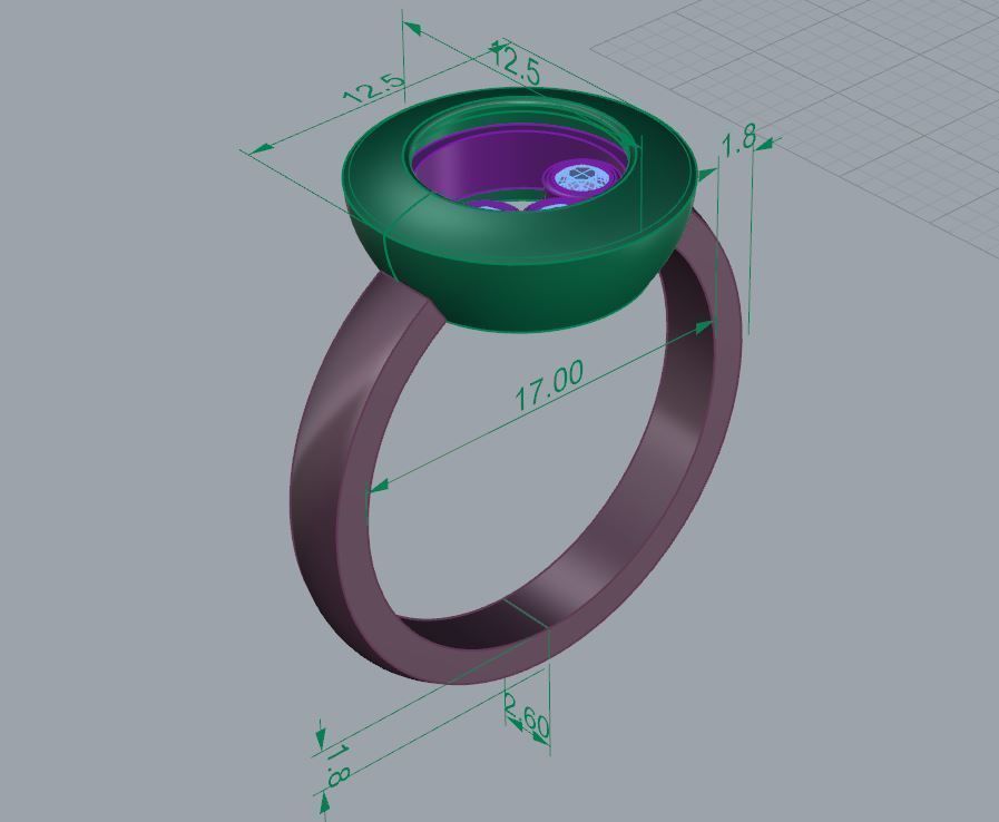 Chopard happy diamonds 3D print model_3