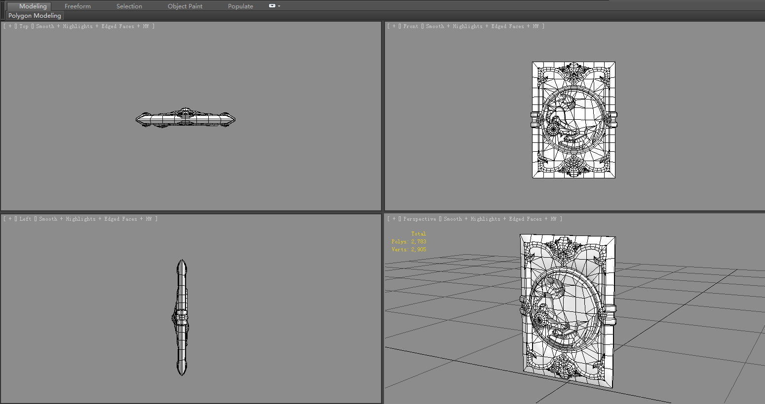 Cartoon Dragon Card Low-poly 3D model_5