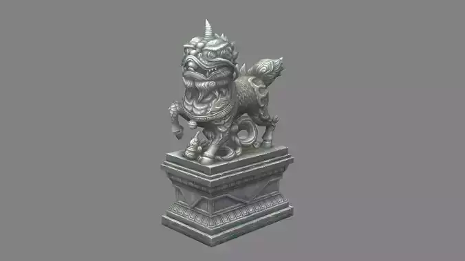 kylin Sculpture - chinese unicorn statue