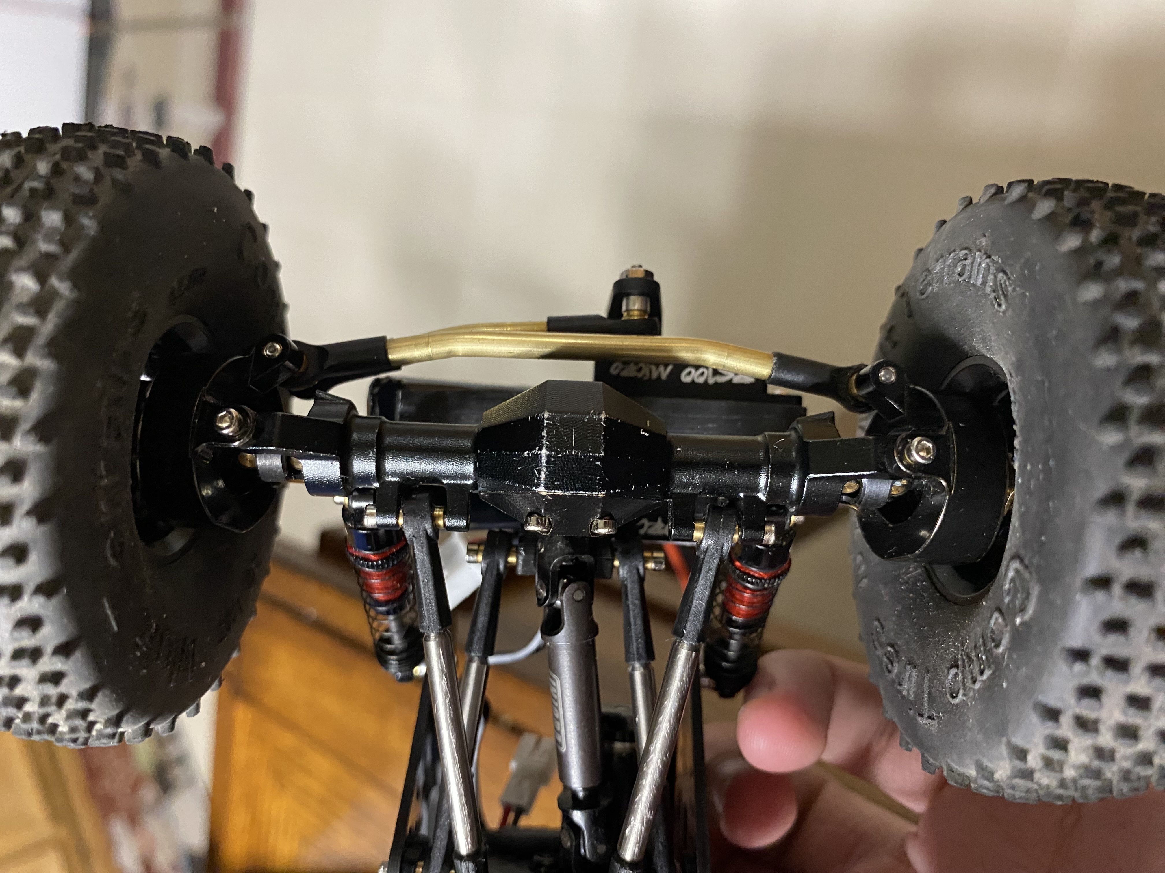 Battery on Axle Meus Racing Isokinetic Front Axle 3D print model_2