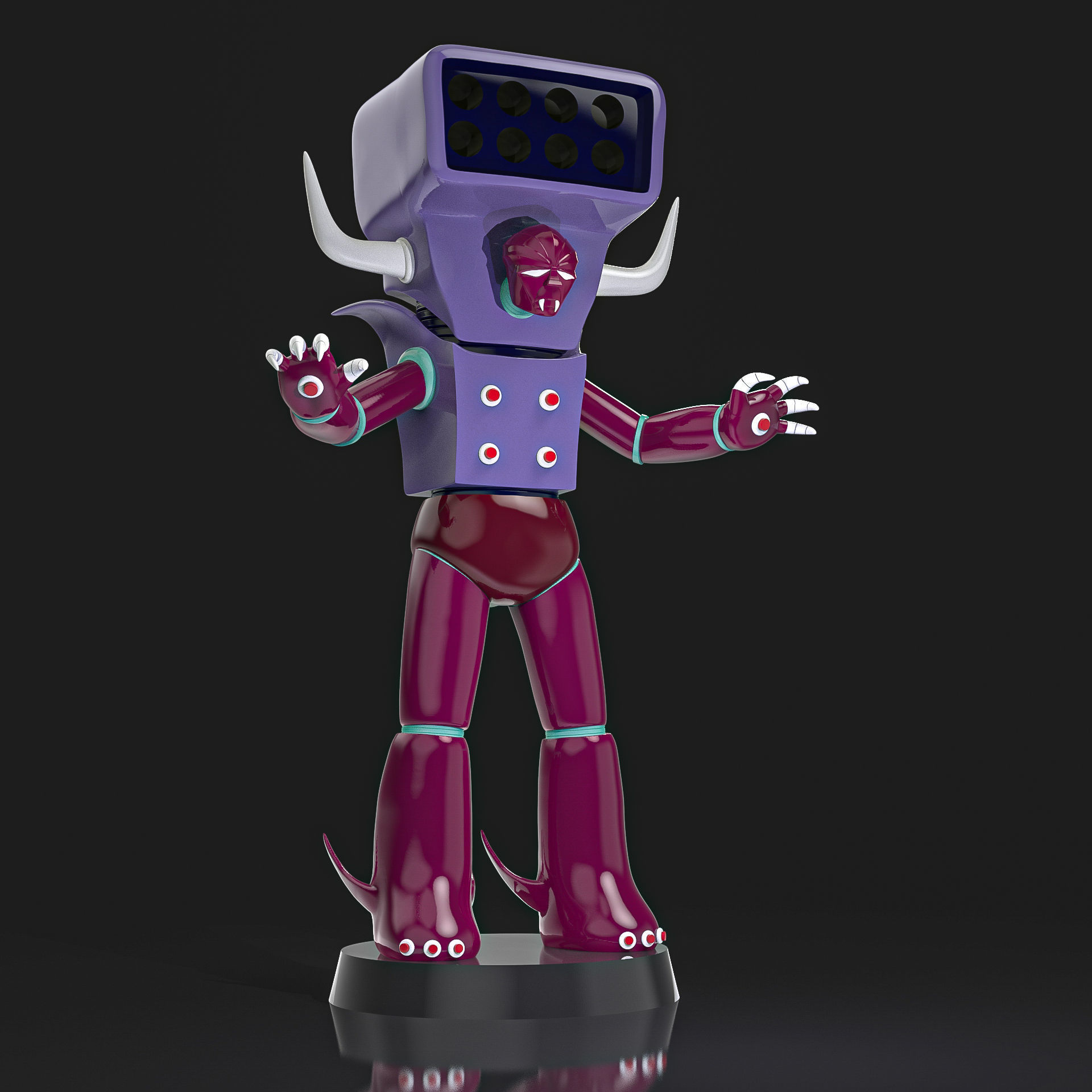 Kajimofu T7 Mazinger Z 3D print model_3