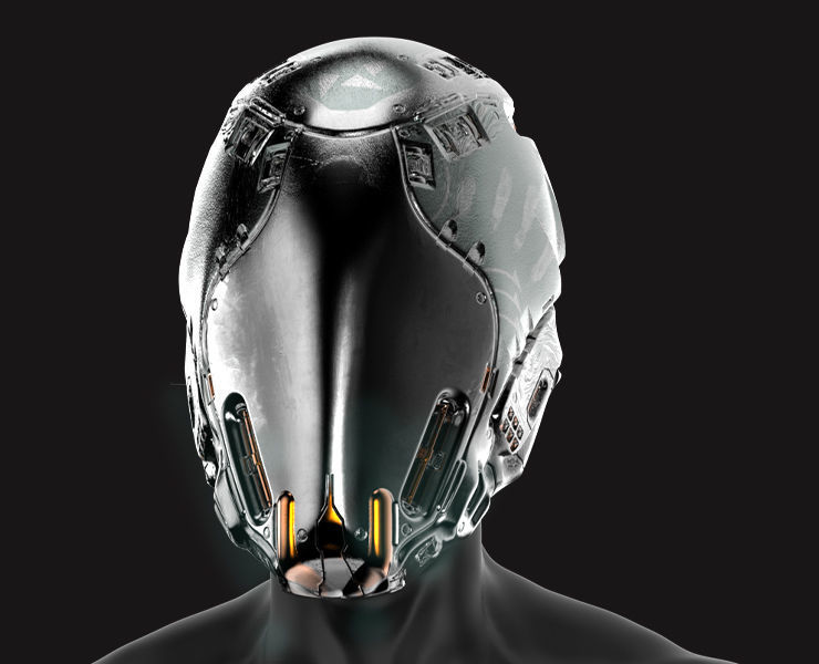 20 Scifi Helmets with Textures Ready for Games and 3D Softwares Low-poly 3D model_13