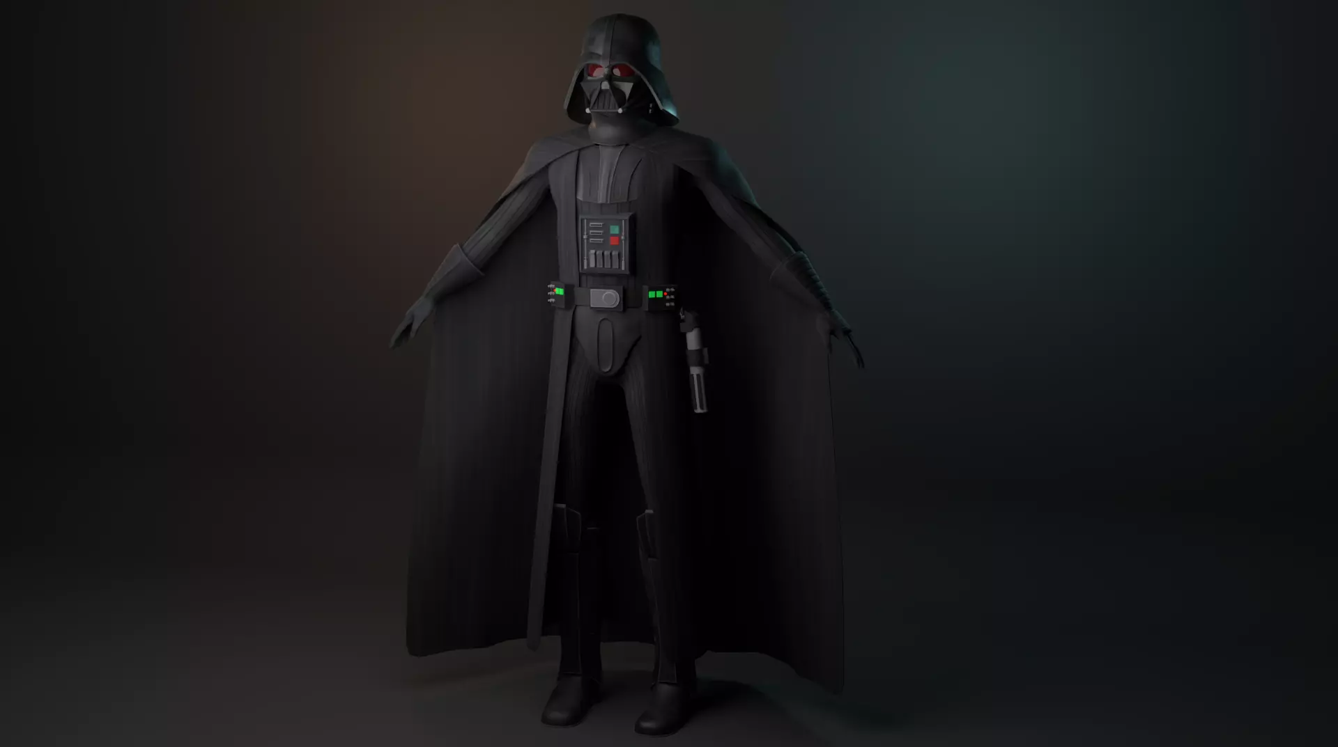 Darth Vader - Clone Wars Style 3D model_0