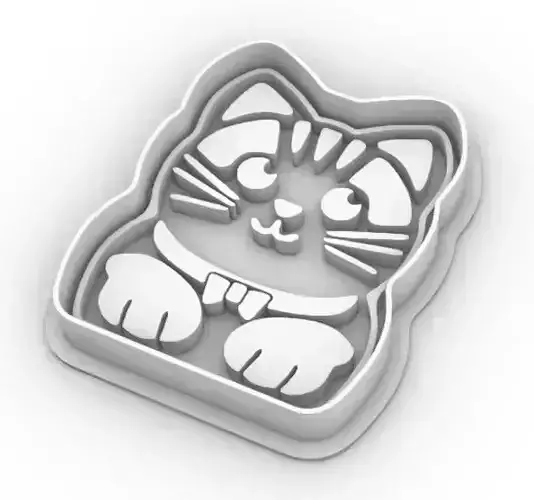 Cat cookie cutter