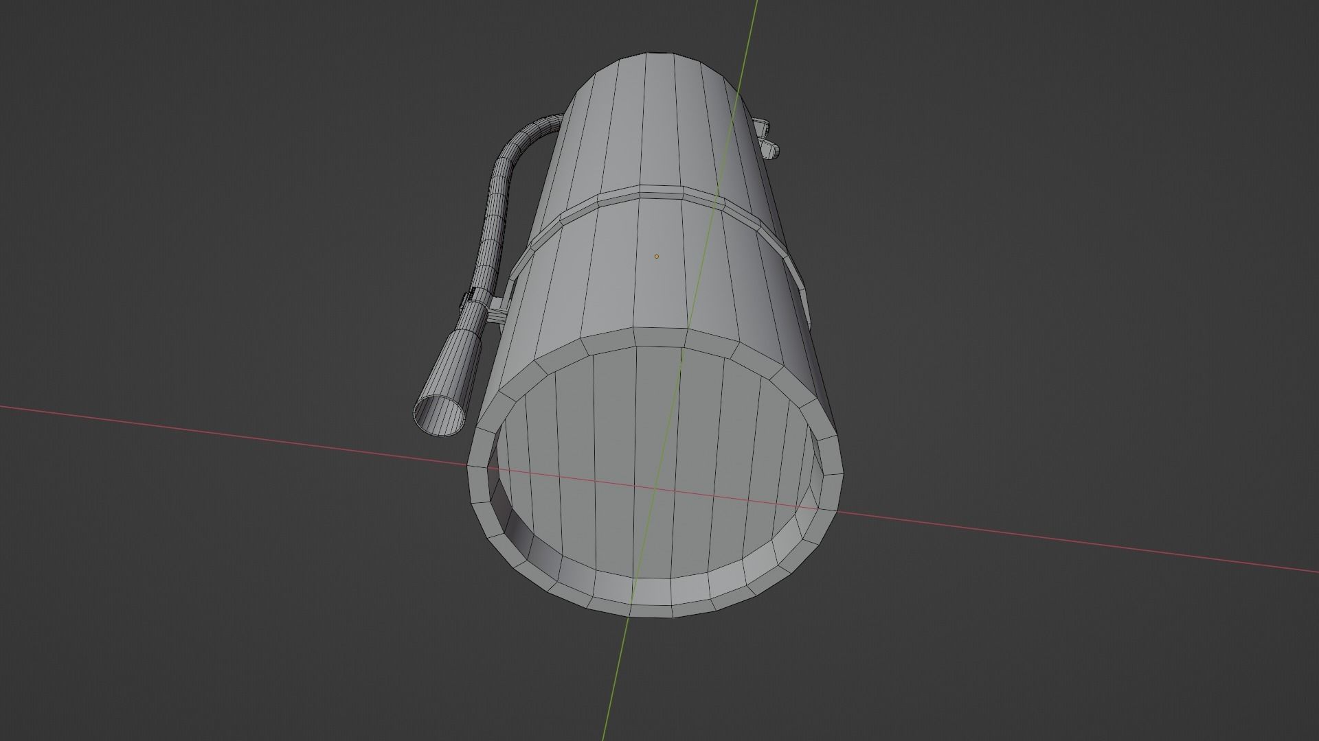 Damaged Fire Extinguisher Low-poly 3D model_19