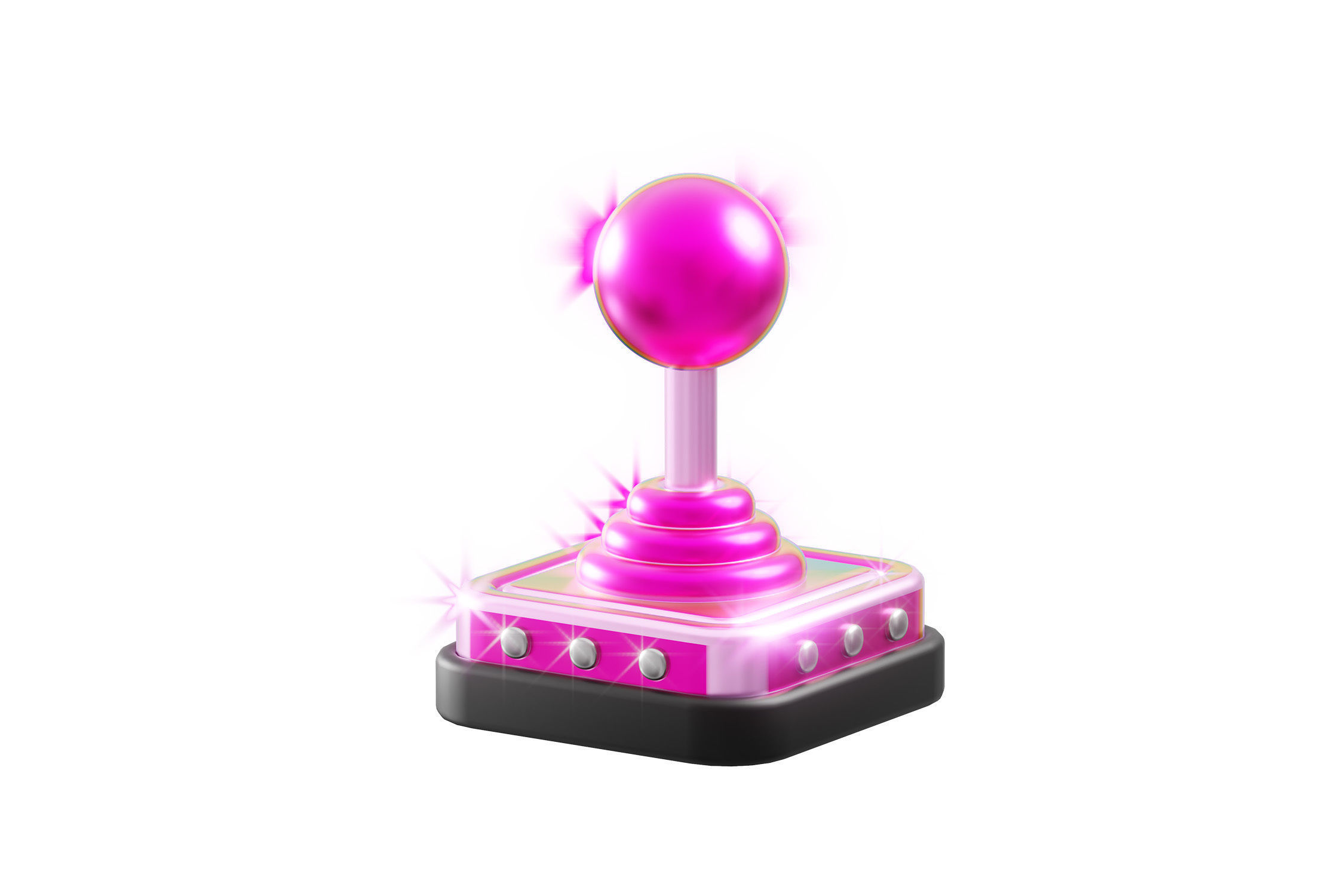 3D Retro 90s Illustration 3D model_12