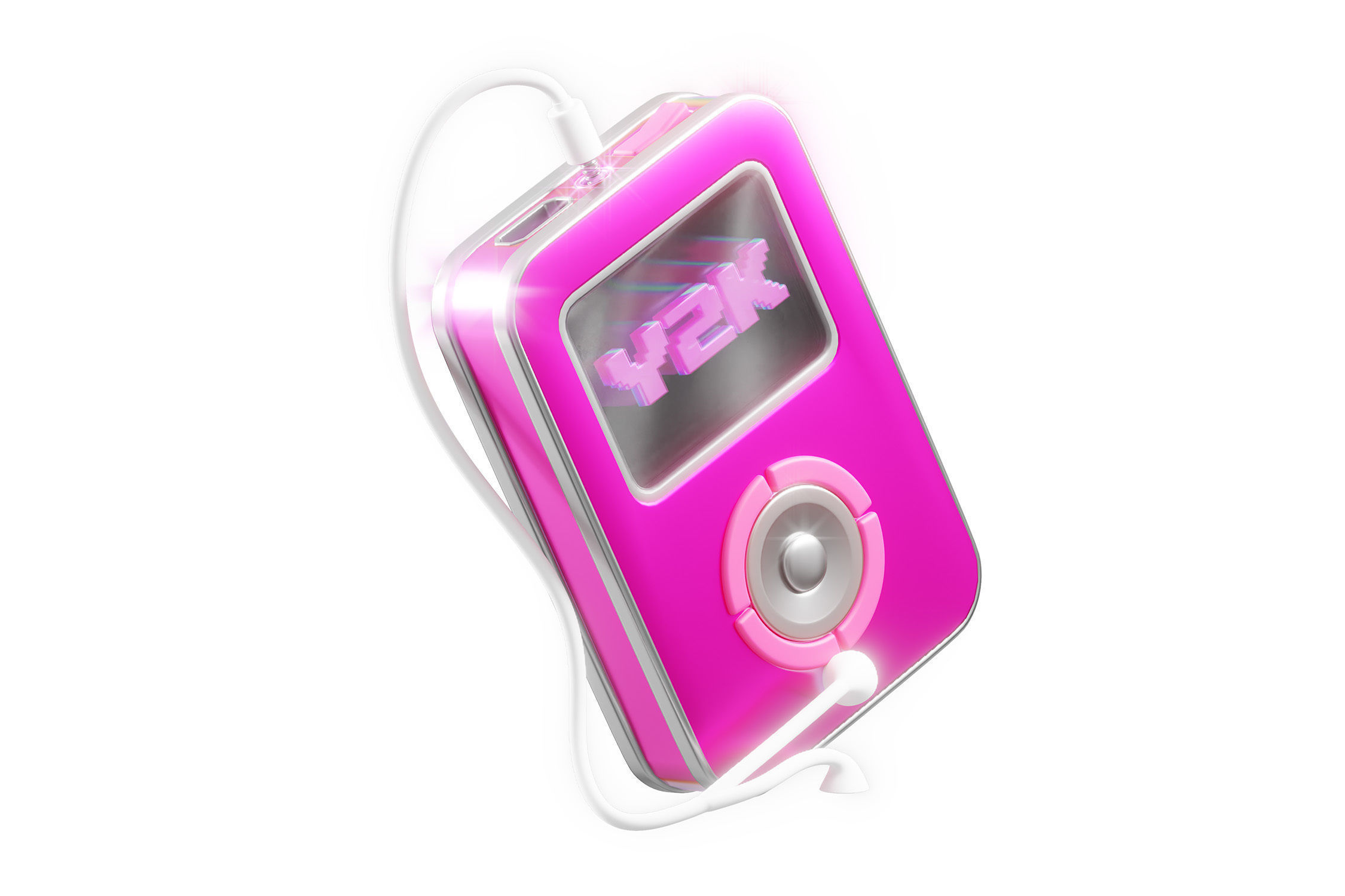 3D Retro 90s Illustration 3D model_11