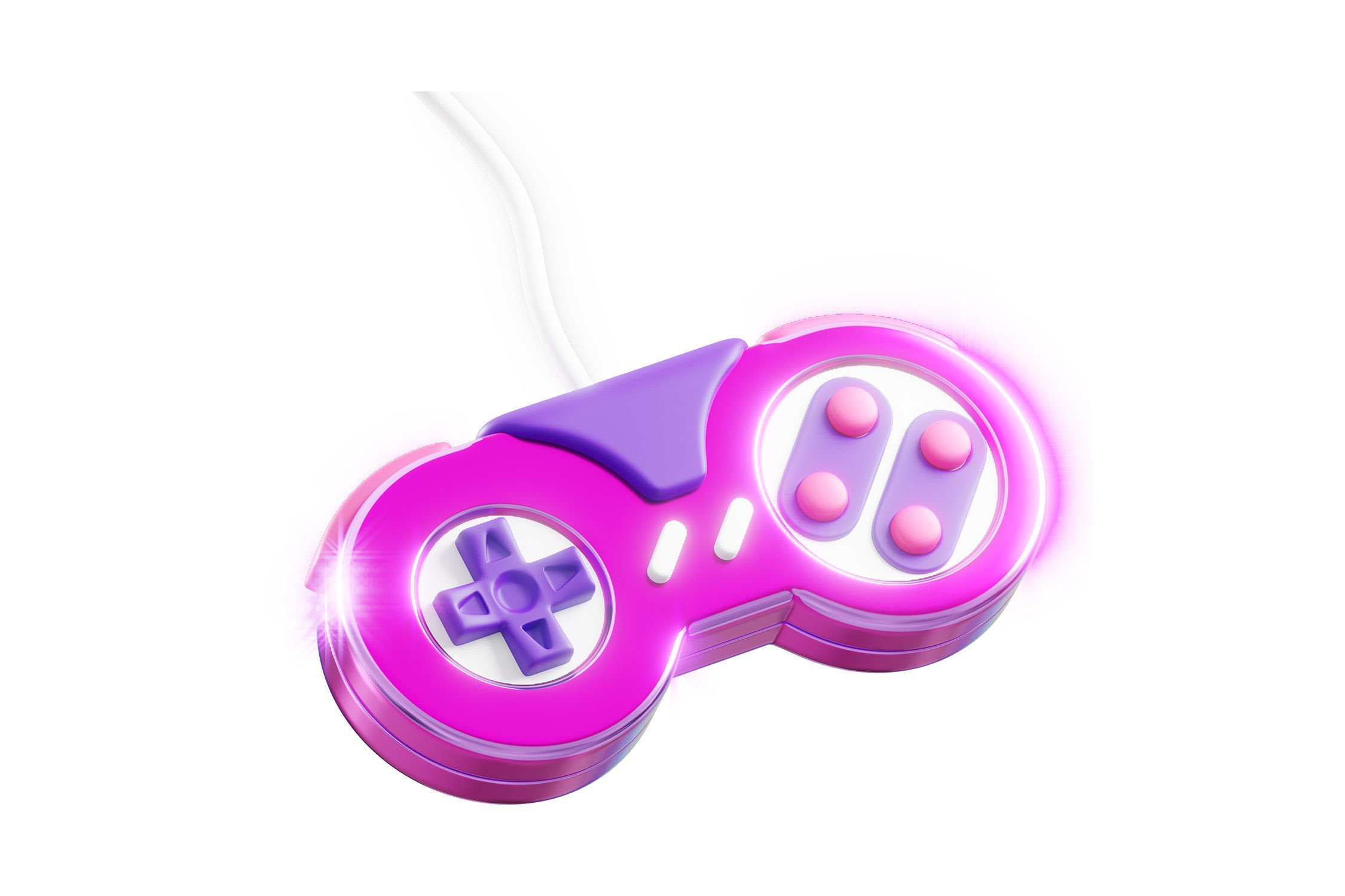 3D Retro 90s Illustration 3D model_8