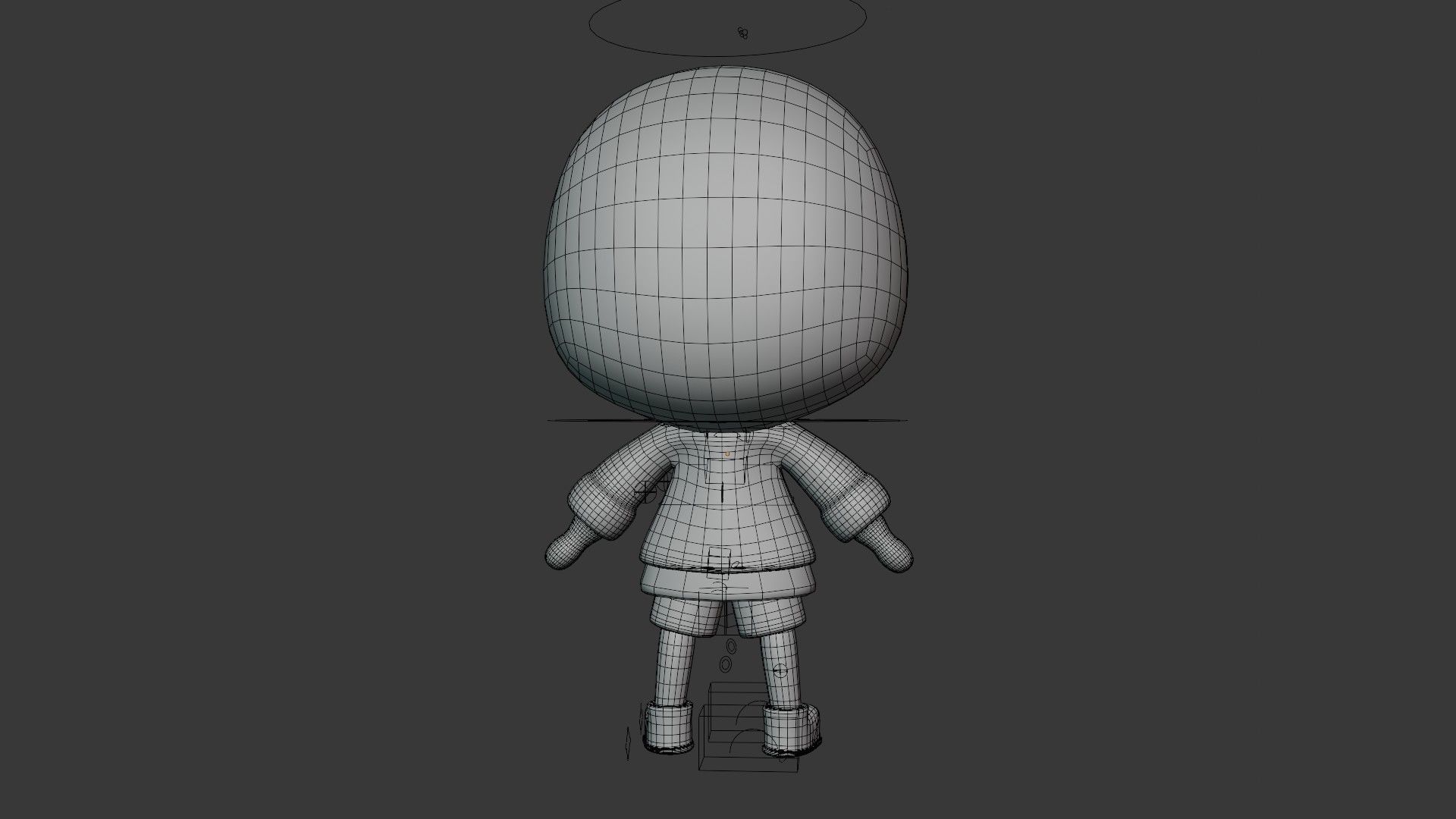 Boy Character Rig 3D model Low-Poly Cartoon Boy Character with Body Rig VR / AR / low ...