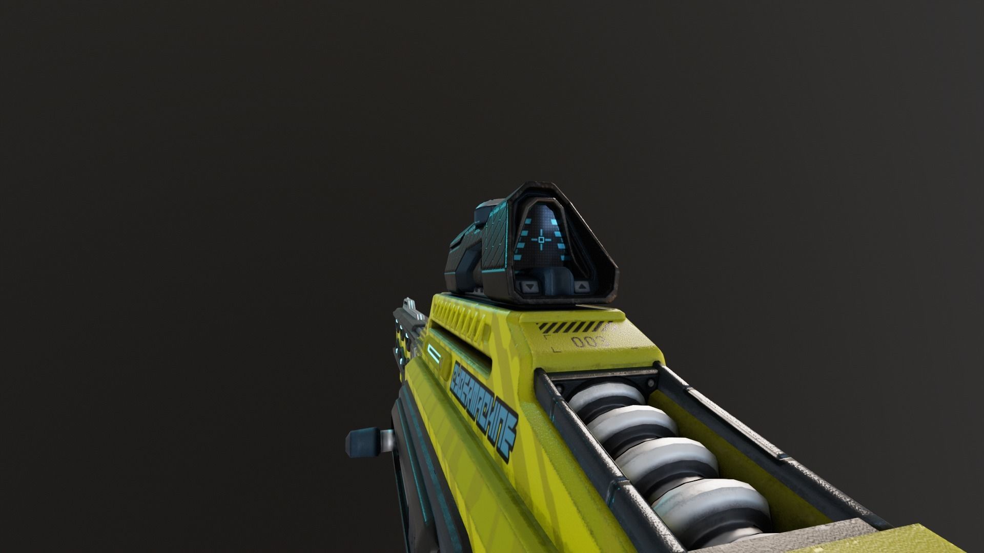 Sci-Fi Assault Rifle Pack 3D Model Collection_15