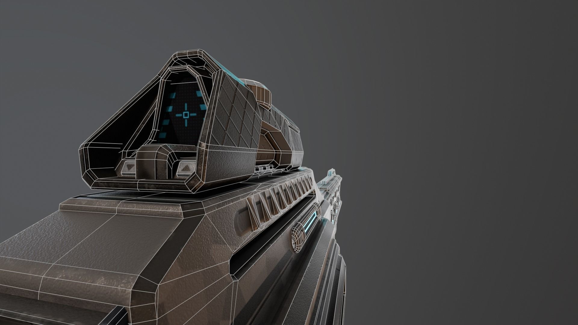 Sci-Fi Assault Rifle Pack 3D Model Collection_9