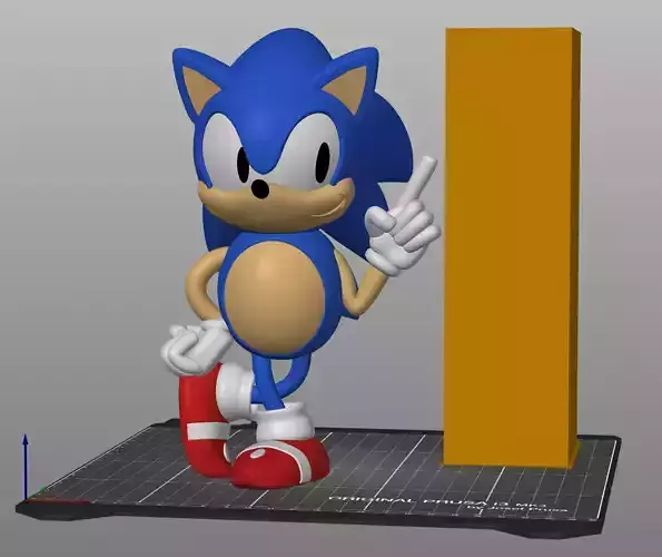 Sonic the Hedgehog MMU Remix 3D print model