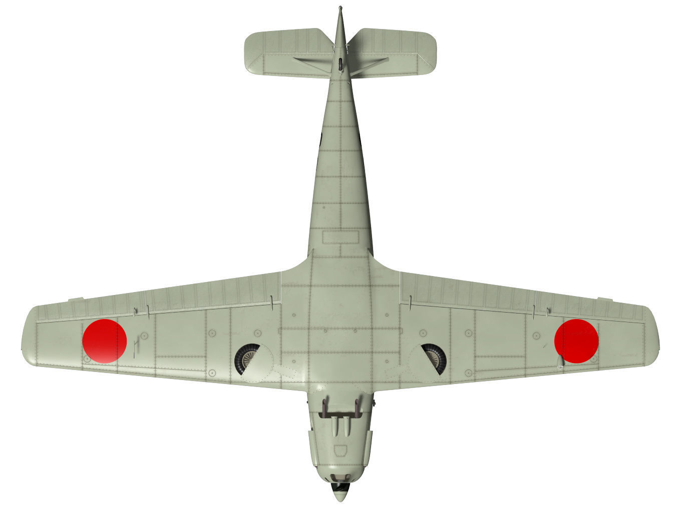 messerschmitt bf108 Taifun 3D model_12