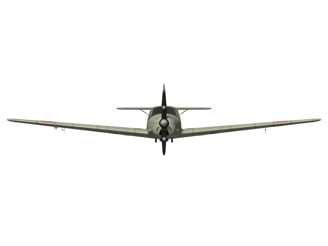 messerschmitt bf108 Taifun 3D model_9