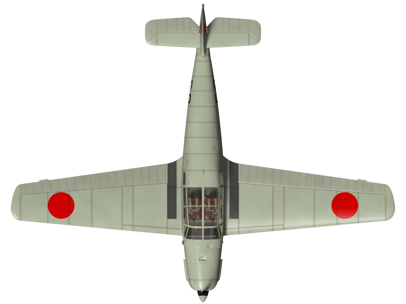 messerschmitt bf108 Taifun 3D model_11