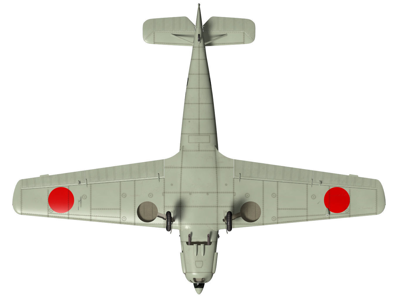 messerschmitt bf108 Taifun 3D model_13