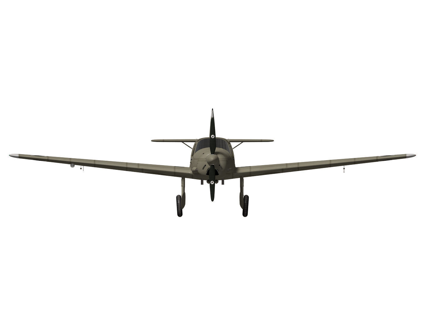 messerschmitt bf108 Taifun 3D model_10