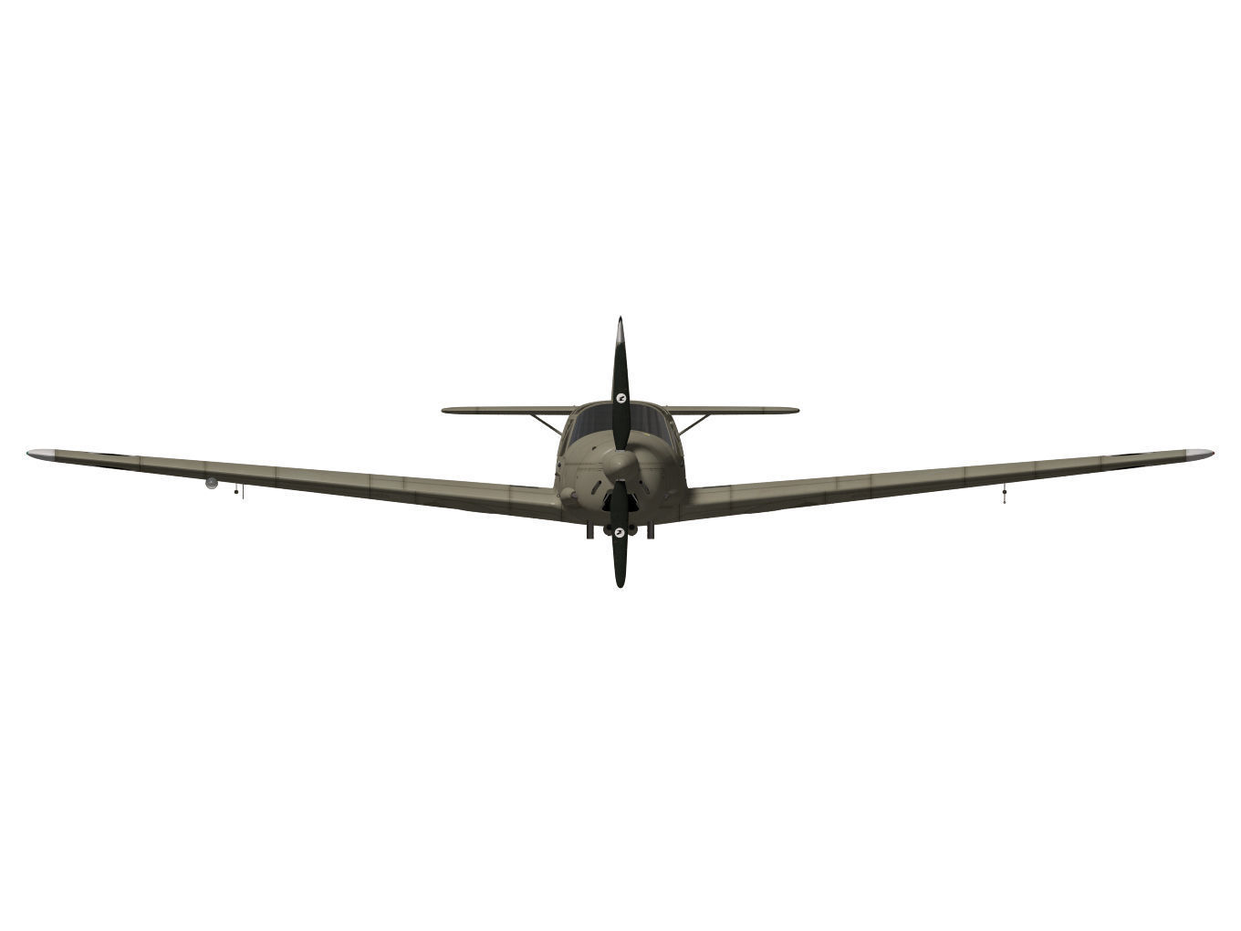 messerschmitt bf108 Taifun 3D model_9