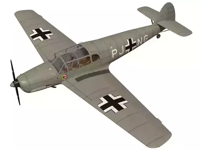 messerschmitt bf108 Taifun 3D model