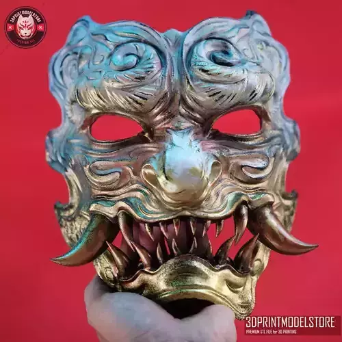 Black Myth Wukong Mask - Oni Hannya Cosplay Mask