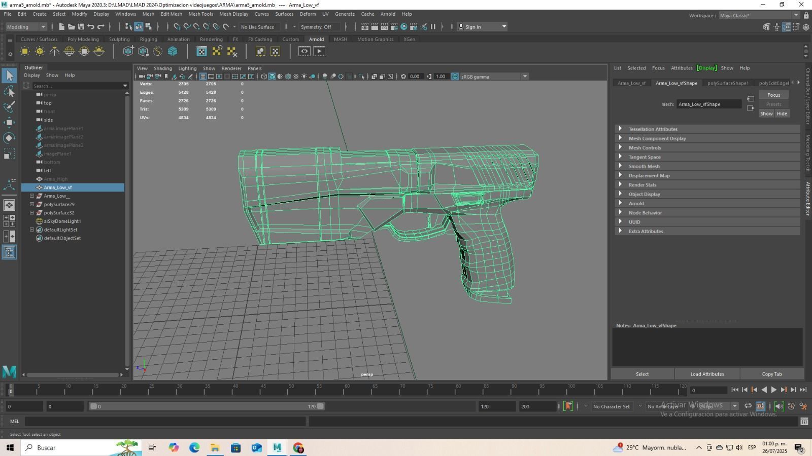 GUN - KRYTAC Silencerco Maxim 9 Low-poly 3D model_8