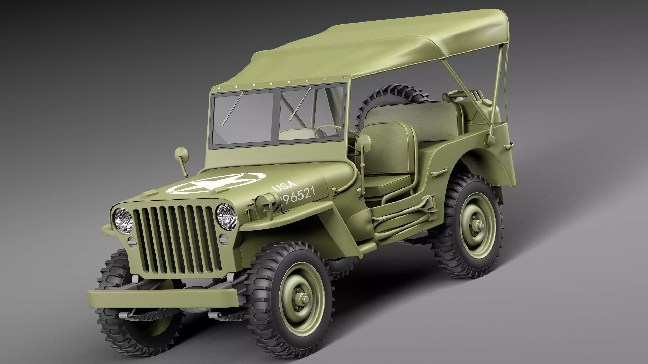 Jeep Willys MB 3D model