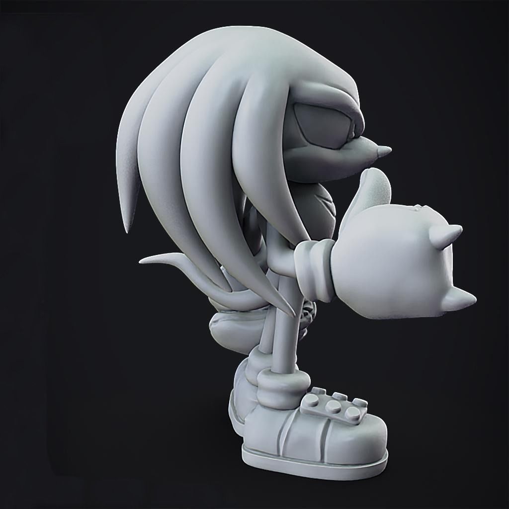 Knuckles Sonic The Hedgehog 3D print model_3