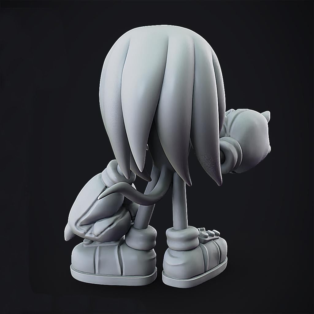Knuckles Sonic The Hedgehog 3D print model_4