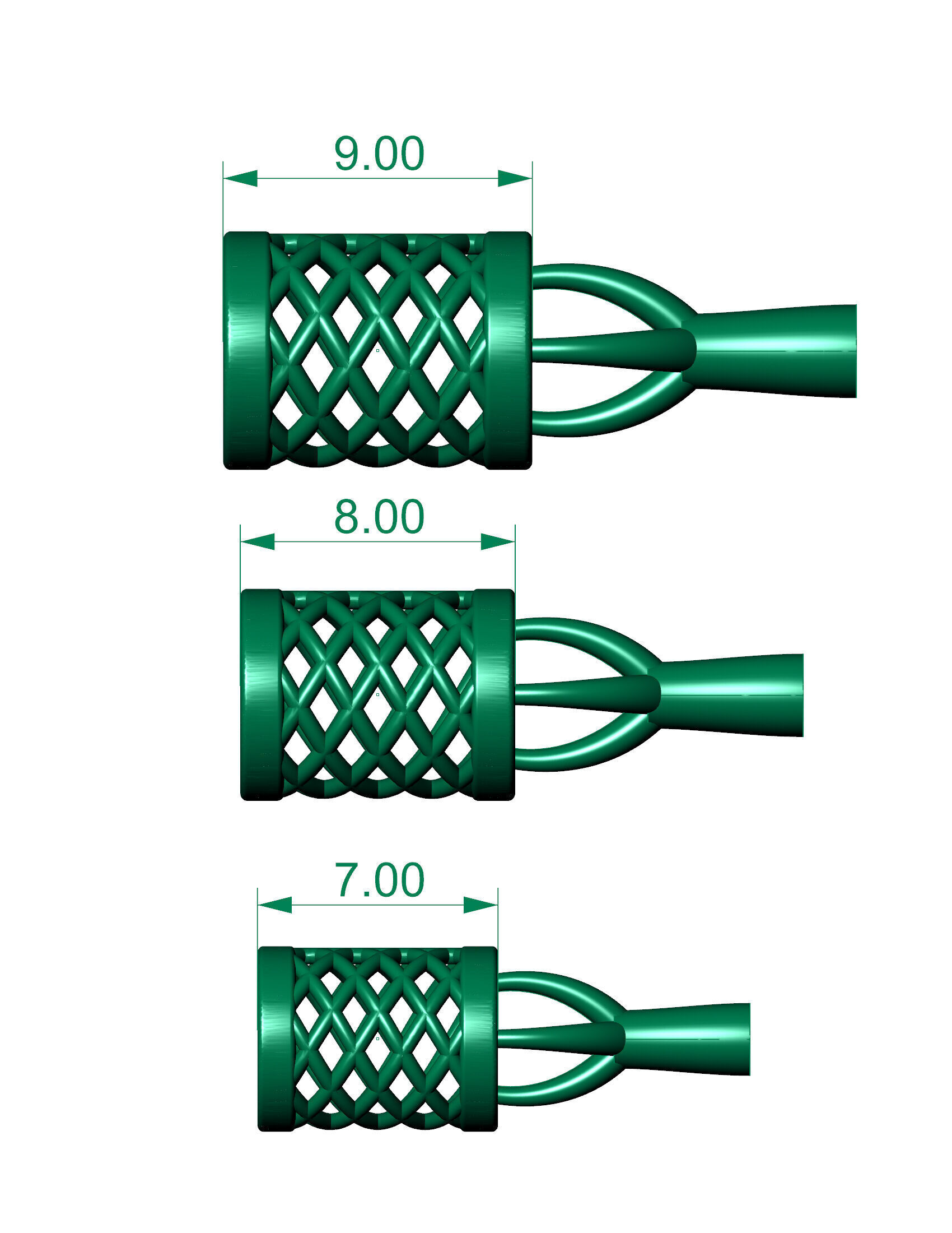 3 size beads or balls or jewellery accessories 3D print model_2