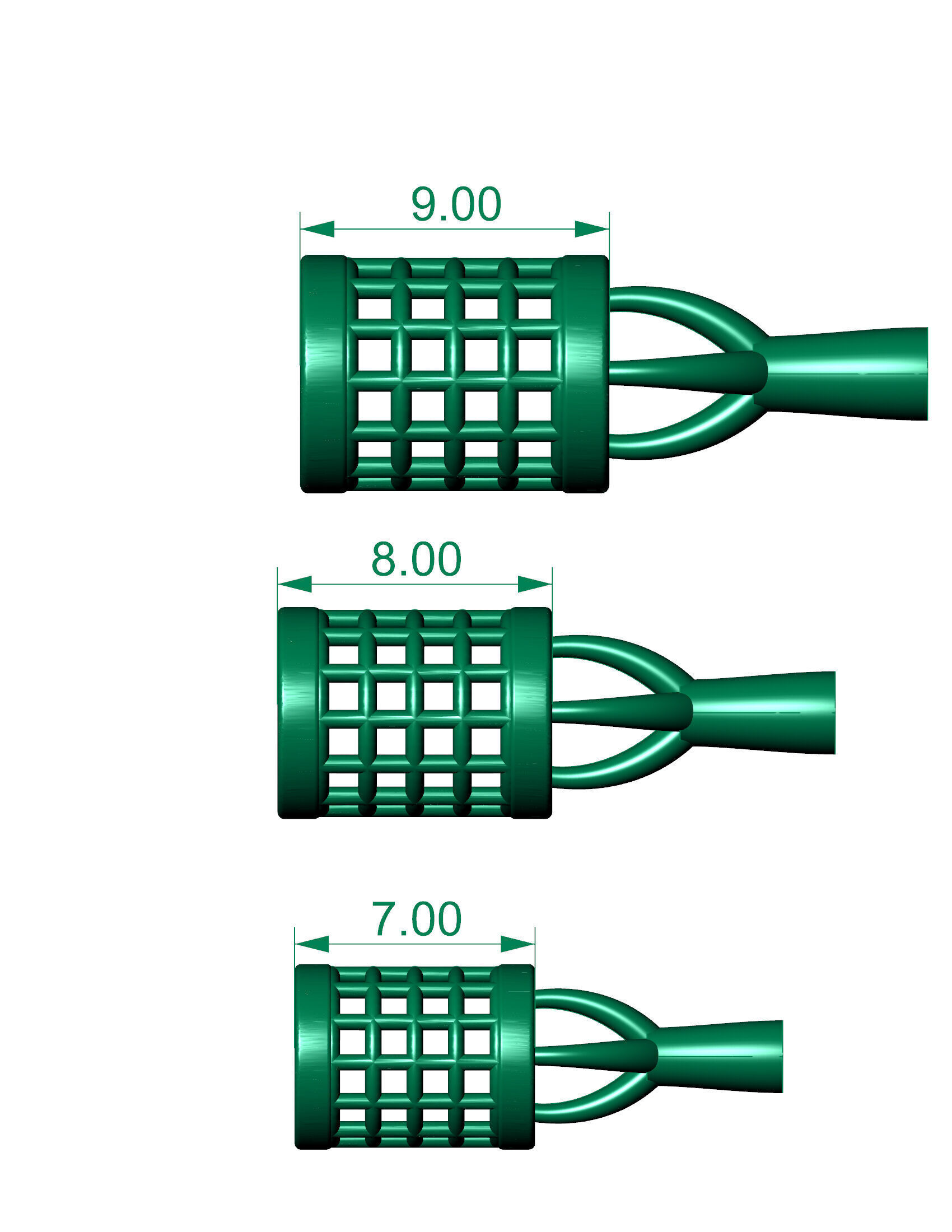 3 size beads or balls or jewellery accessories 3D print model_2