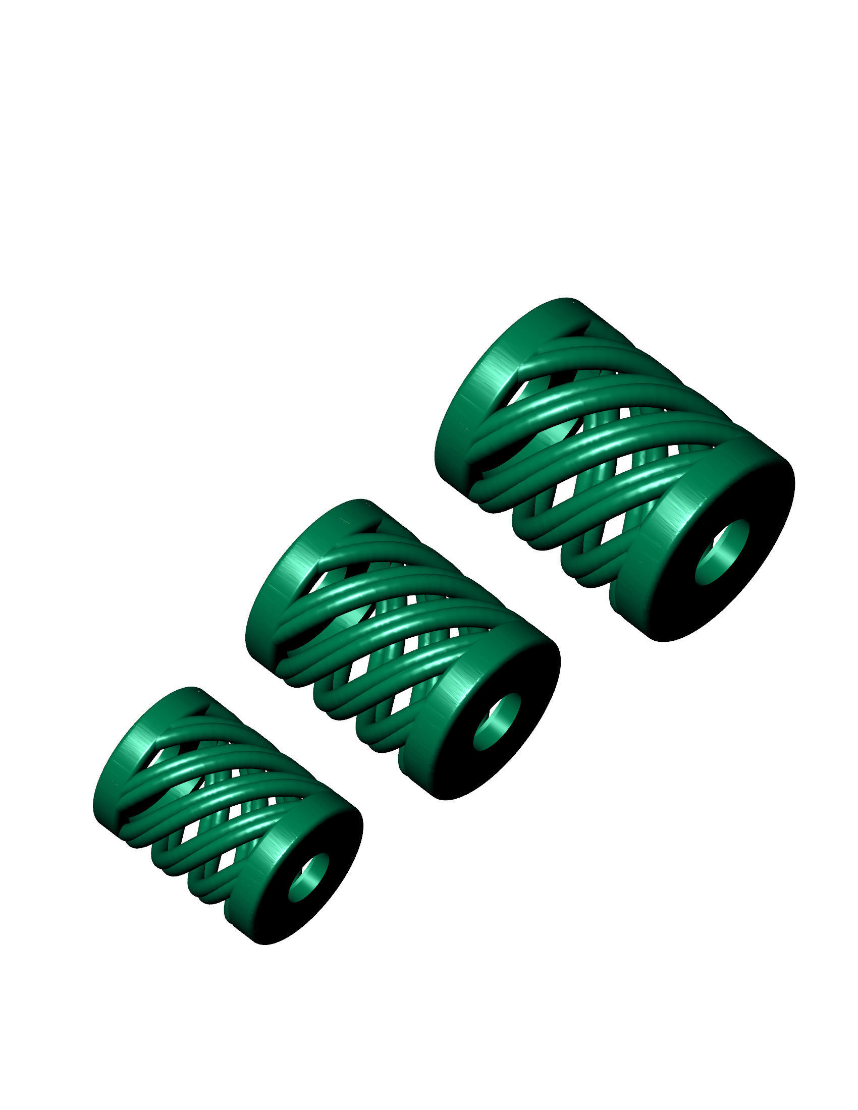 3 size beads or balls or jewellery accessories 3D print model_1