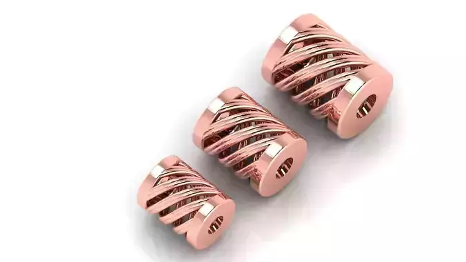 3 size beads or balls or jewellery accessories 3D print model