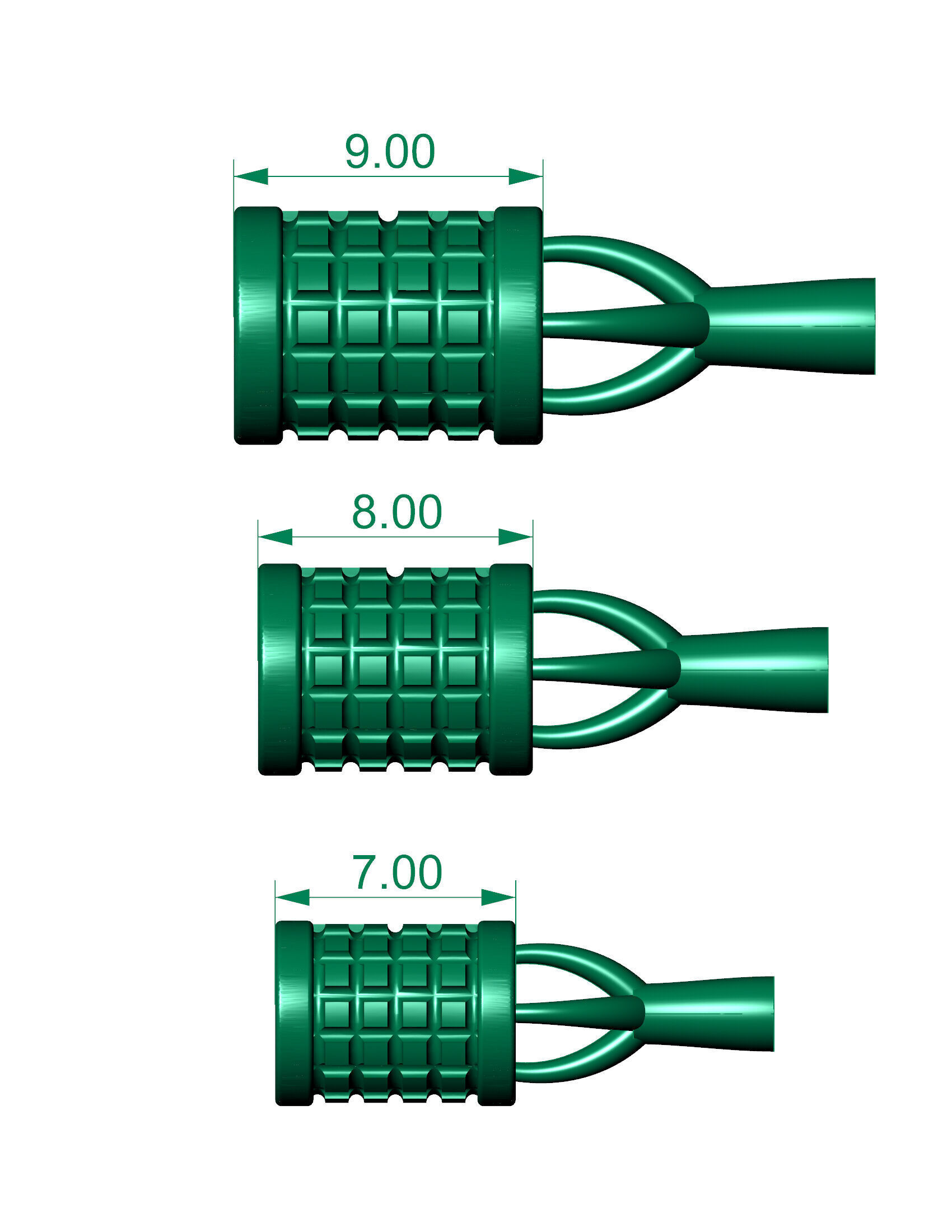 3 size beads or balls or jewellery accessories 3D print model_2