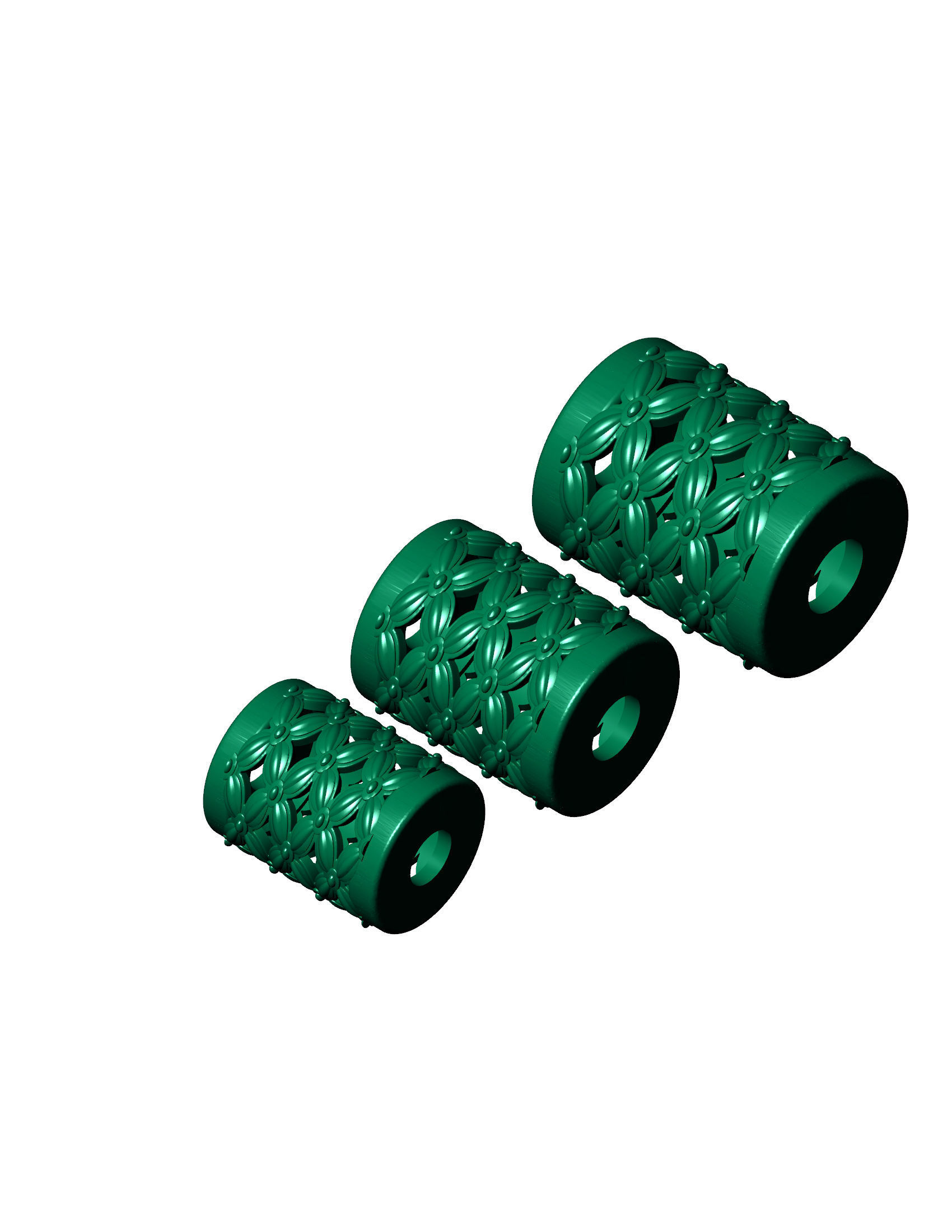 3 size beads or balls or jewellery accessories 3D print model_1