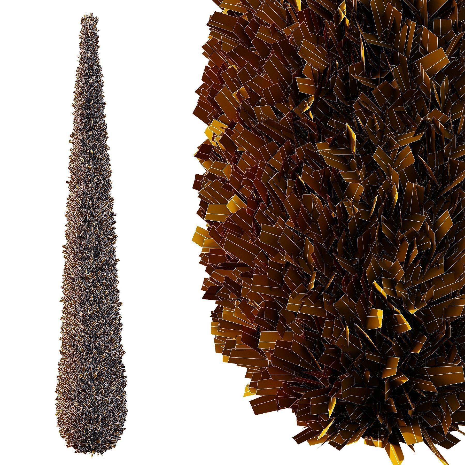 Italian Cypress Tree 14 3D model_2