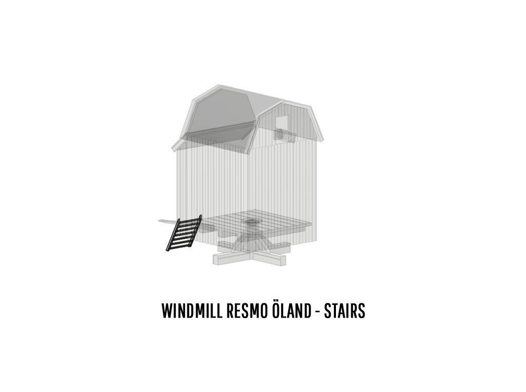 BUILD-0052 Windmill diorama set H0-scale 3D print model_14