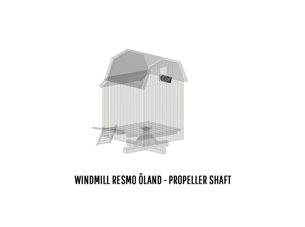 BUILD-0052 Windmill diorama set H0-scale 3D print model_11