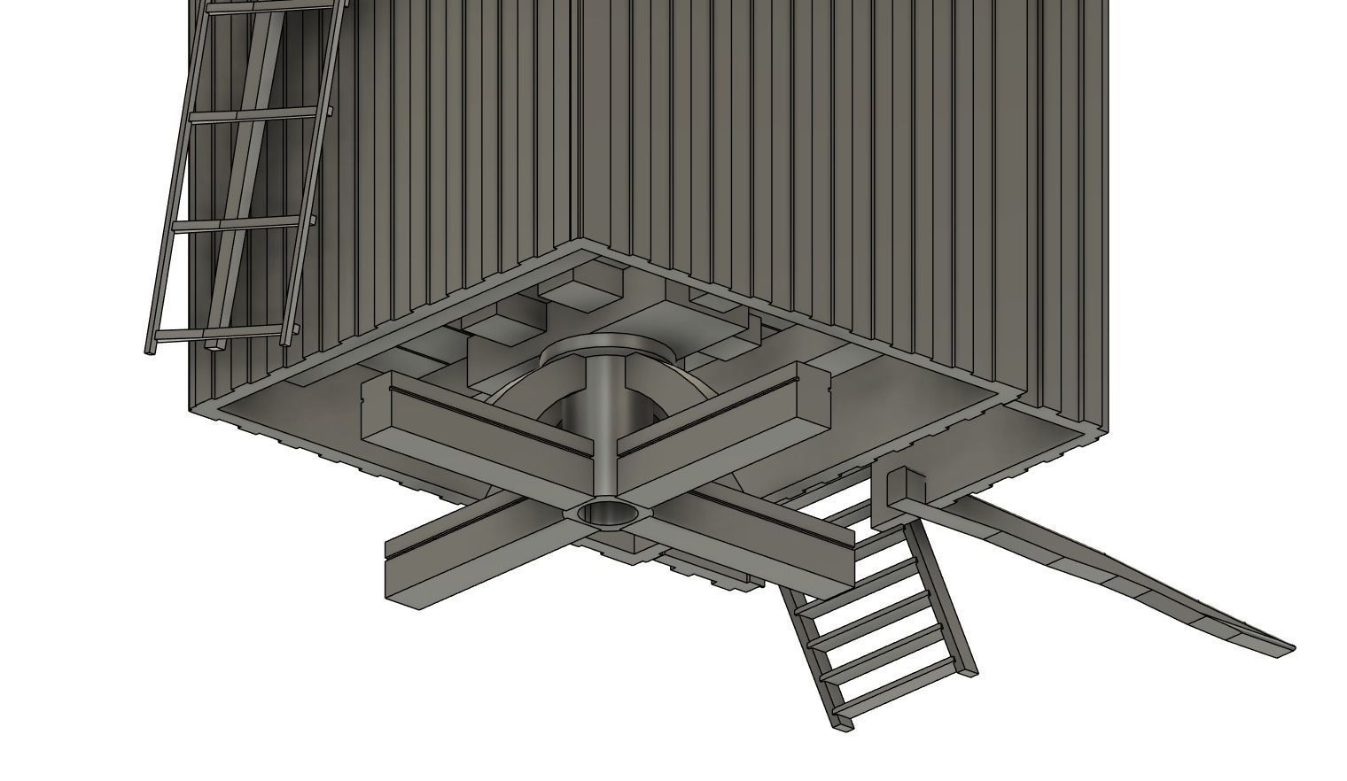 BUILD-0052 Windmill diorama set H0-scale 3D print model_6